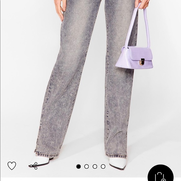 Nasty gal split hem jeans - Picture 4 of 6